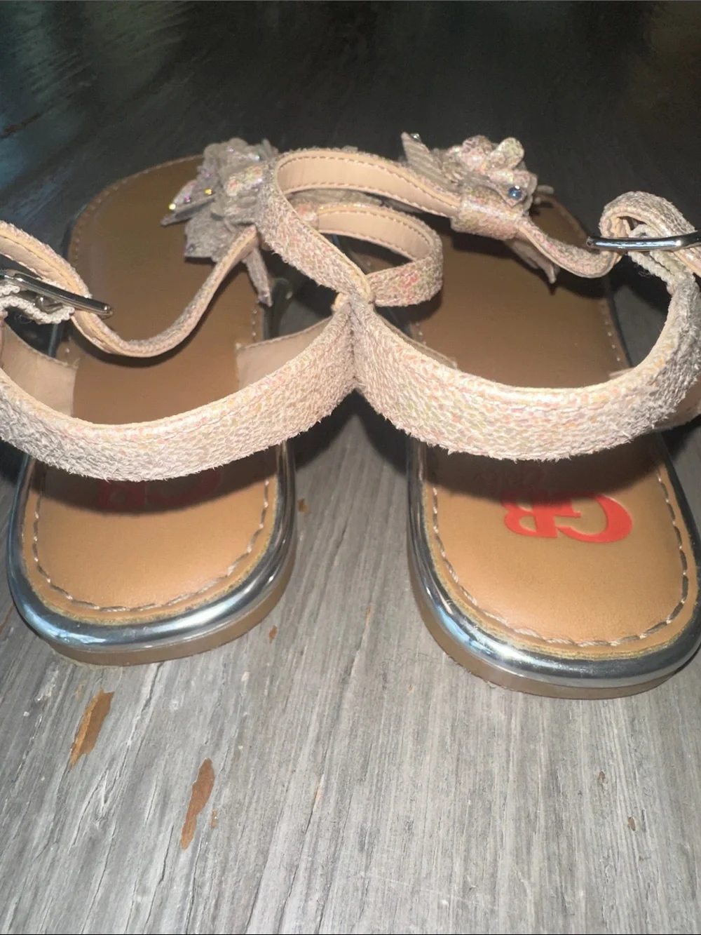 GB girls Tan Sandal
